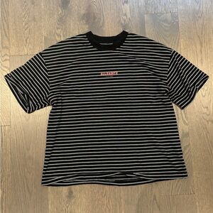 Allsaints Oversized Heavyweight Striped Tee